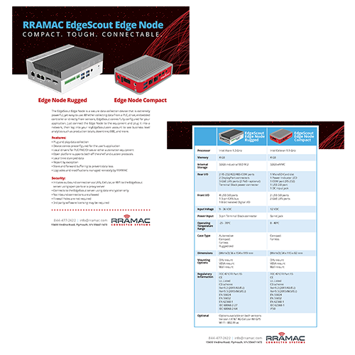 Edge Node Spec Sheet - IoT Solutions